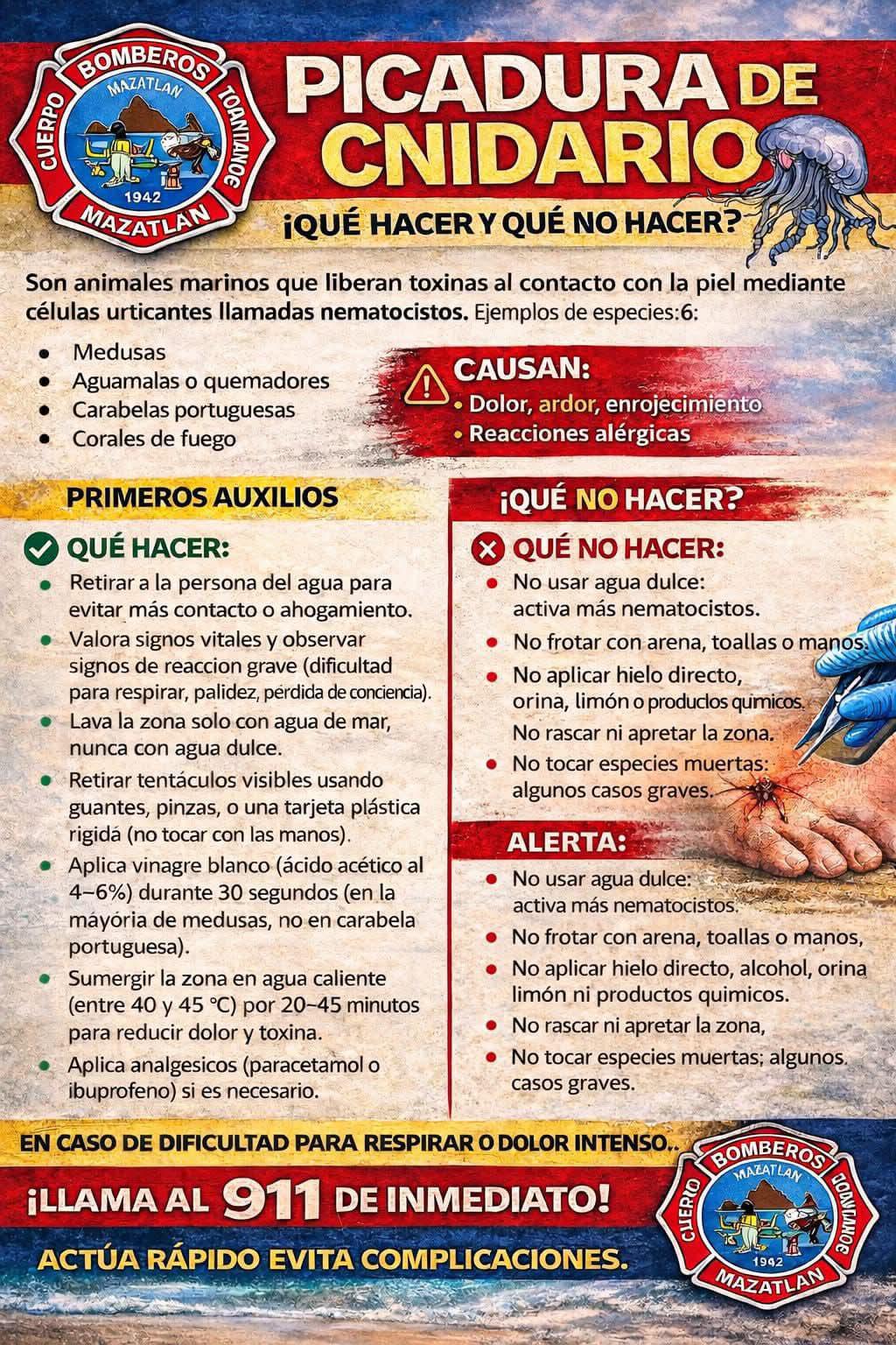 $!Alertan otra vez por quemadores en playas de Mazatlán