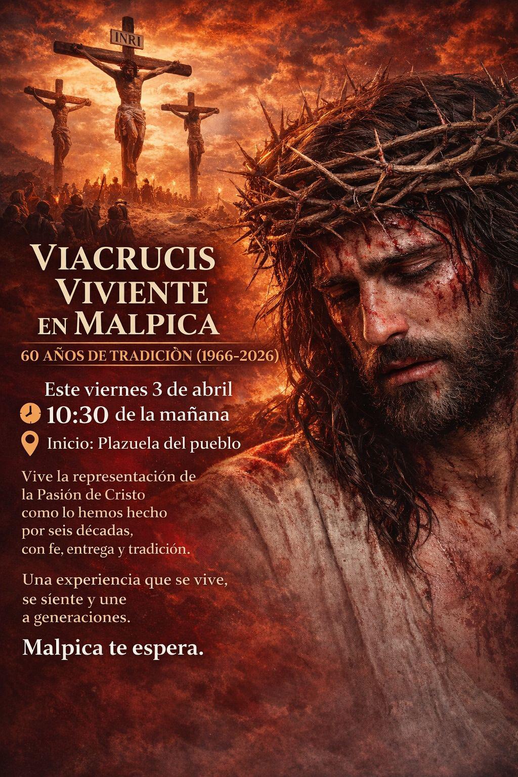 $!Invitan al Viacrucis Viviente de Malpica en su 60 aniversario