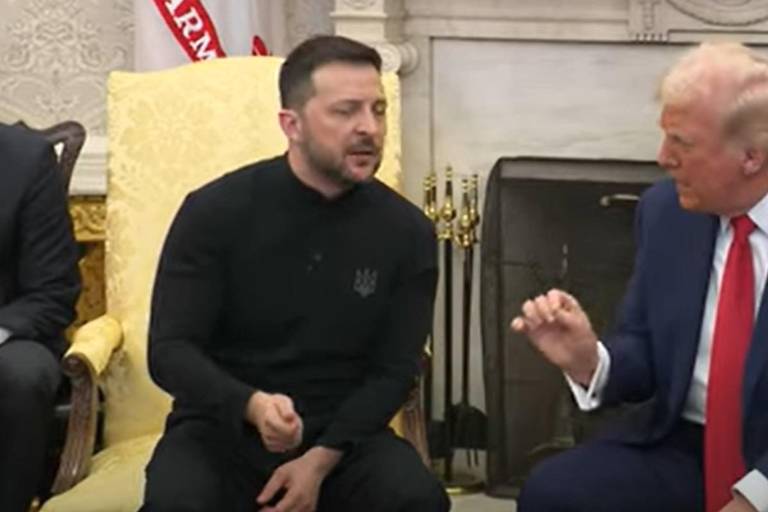 Trump le grita a Zelensky en Oficina Oval y le dice que ‘jugaba con Tercera Guerra Mundial’