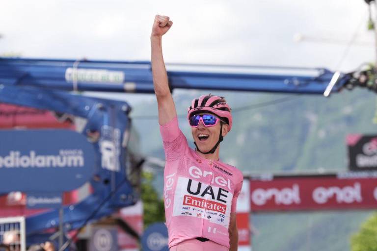 Tadej Pogacar es el virtual campeón del Giro de Italia 2024