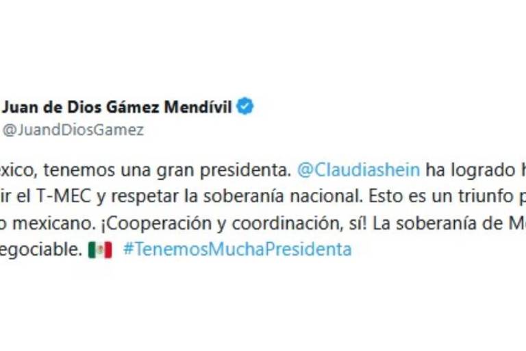 Respalda Alcalde de Culiacán a Claudia Sheinbaum por nueva pausa de aranceles