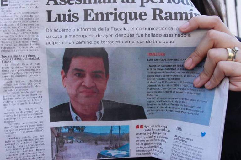 Piden a autoridades resultados por asesinato de Luis Enrique Ramírez