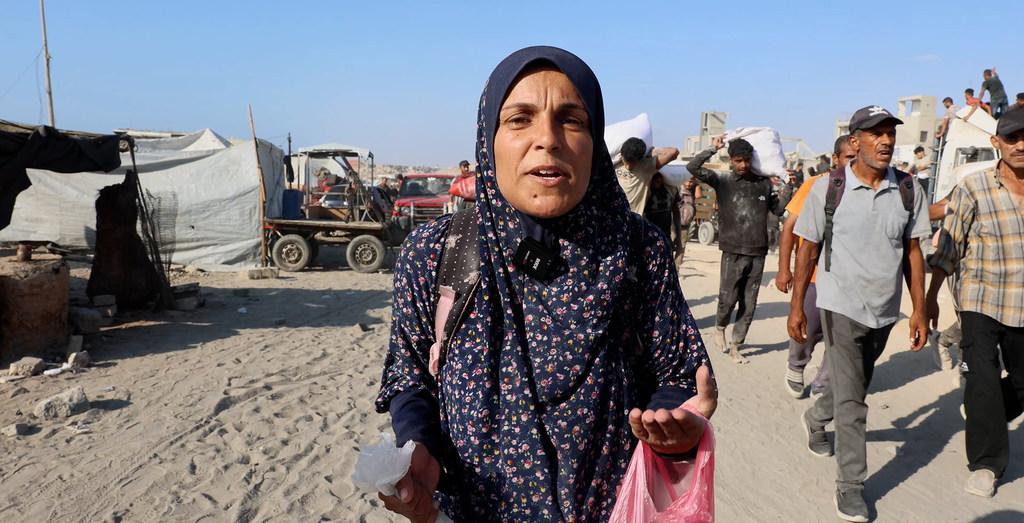 $!Entre el fuego y el hambre, las mujeres de Gaza se enfrentan a la muerte en busca de alimentos