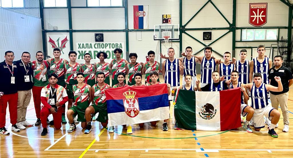 $!Basquetbolistas sinaloenses son campeones con México en los Juegos Mundiales Escolares U15
