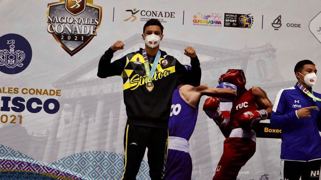 $!Boxeo sinaloense conquista dos oros en Nacionales Conade