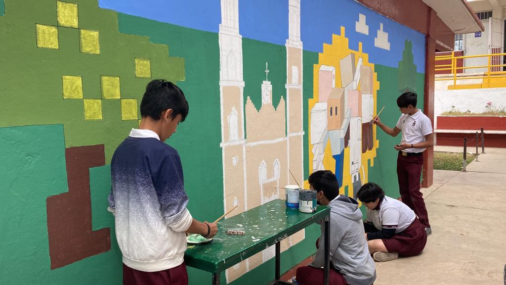 $!Estudiantes de secundaria en Culiacán dejan su legado en murales