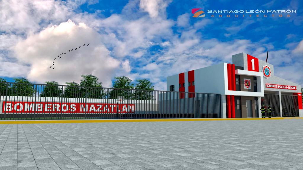 $!En Mazatlán demuelen estación de Bomberos de la Avenida Gabriel Leyva; construirán ahí mismo una nueva