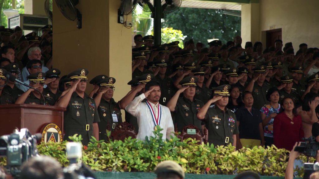 $!El boxeador Manny Pacquiao anuncia su candidatura a Presidente de Filipinas