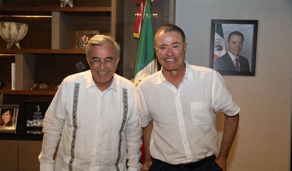 $!Quirino Ordaz Coppel, Gobernador de Sinaloa y Rubén Rocha Moya Gobernador Electo.