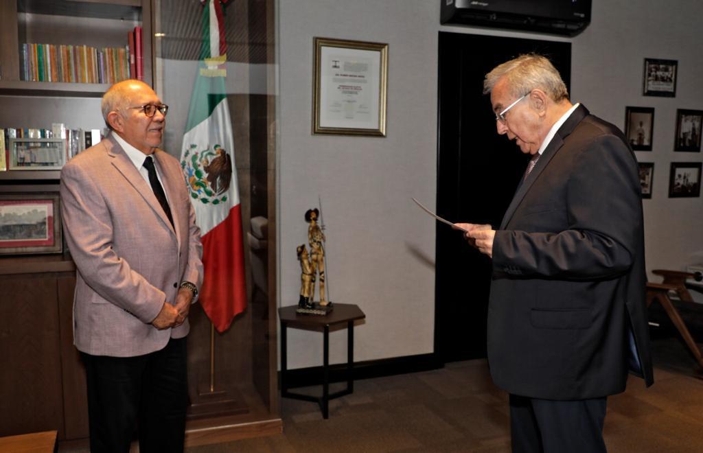 $!El Gobernador le pide honestidad y transparencia a “El Químico” como Secretario de Turismo de Sinaloa,.