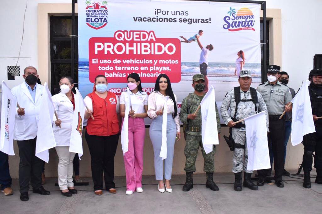 $!Ponen en marcha Operativo de Seguridad Semana Santa en Elota