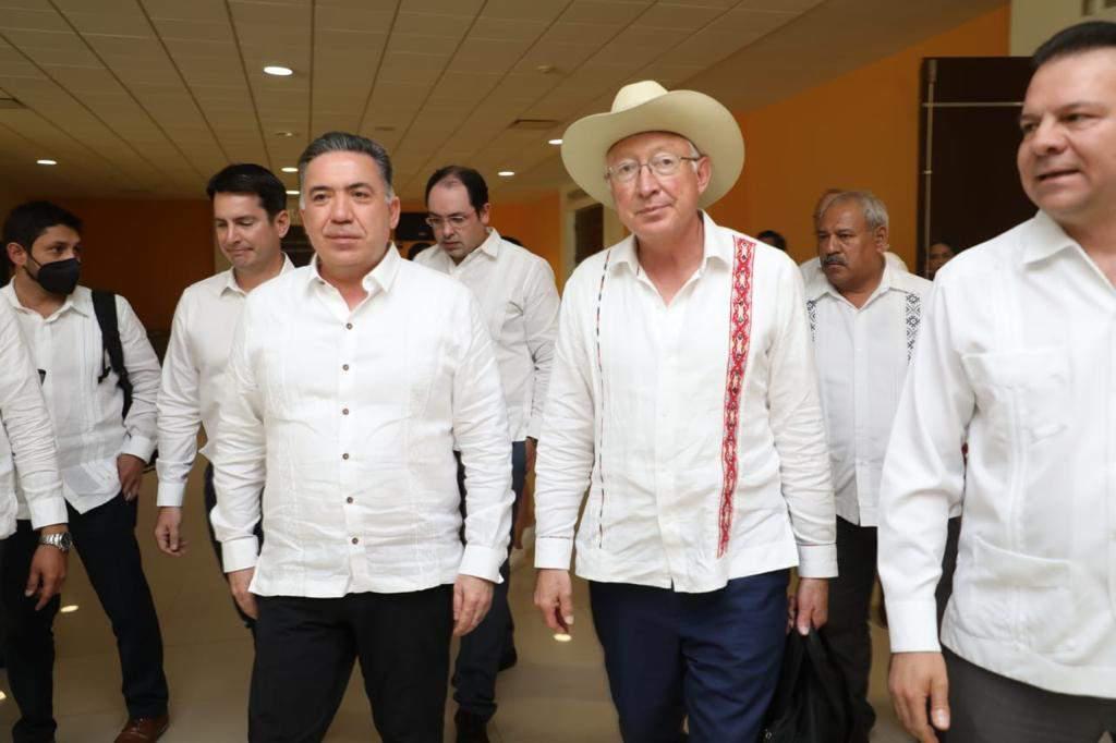 $!Impulsan gobernadores y EU el Corredor Económico desde Sinaloa hasta Texas