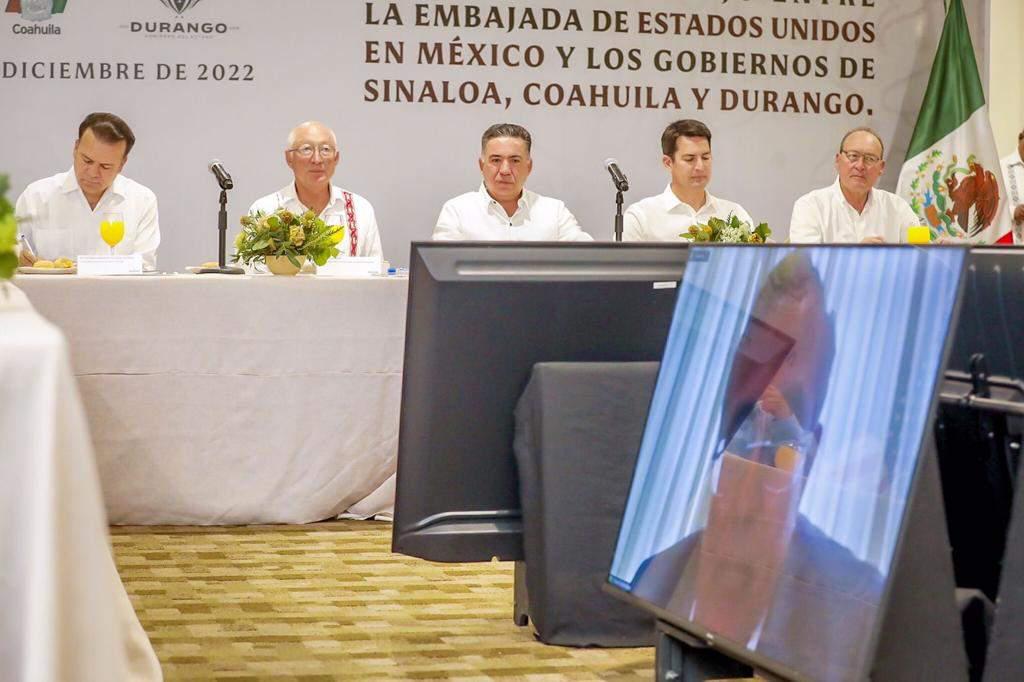 $!Impulsan gobernadores y EU el Corredor Económico desde Sinaloa hasta Texas