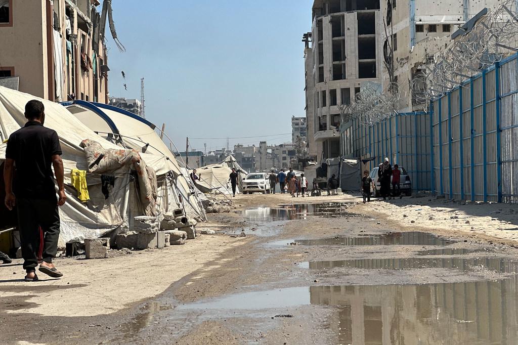 $!La intensificación de los ataques israelíes contra la ciudad de Gaza va arrasando lo que queda en pie.