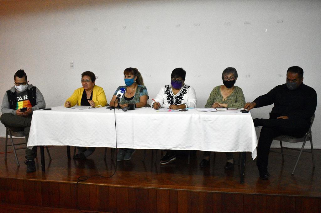 $!Integrantes del Movimiento por Nuestros Desaparecidos en conferencia de prensa tras el informe Comité Contra las Desapariciones Forzadas de la ONU.