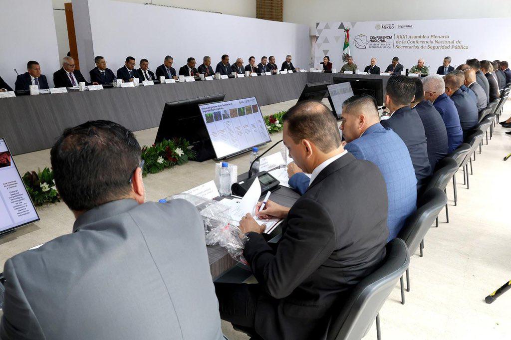 $!Acuerdan secretarios de seguridad fortalecer coordinación y mejorar el servicio a la ciudadanía