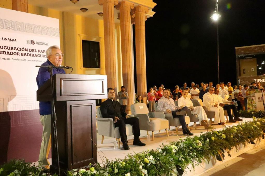 $!Inauguran el Mirador de Badiraguato, el parque donde sobresale San Judas, de 18 metros de alto