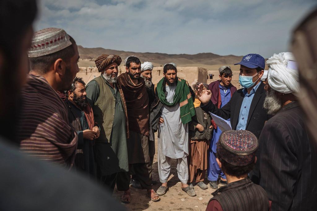$!La OIM apoya a las familias desplazadas en Afganistán, proporcionándoles refugio y protección de emergencia.