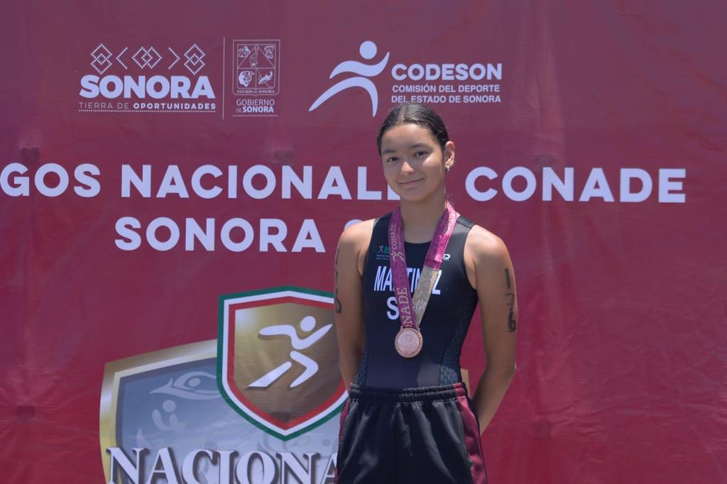$!Victoria Martínez: Un bronce de muchos sacrificios en el triatlón de los Juegos Conade