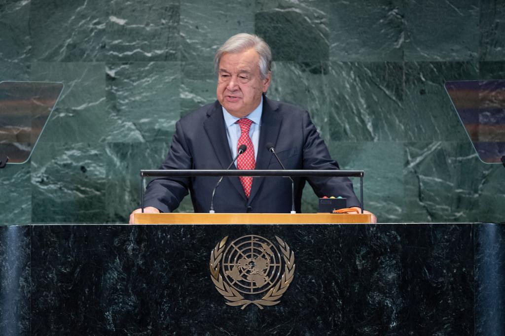 $!El Secretario General de la ONU, António Guterres, pronuncia un discurso en la Cumbre de los Objetivos de Desarrollo Sostenible.