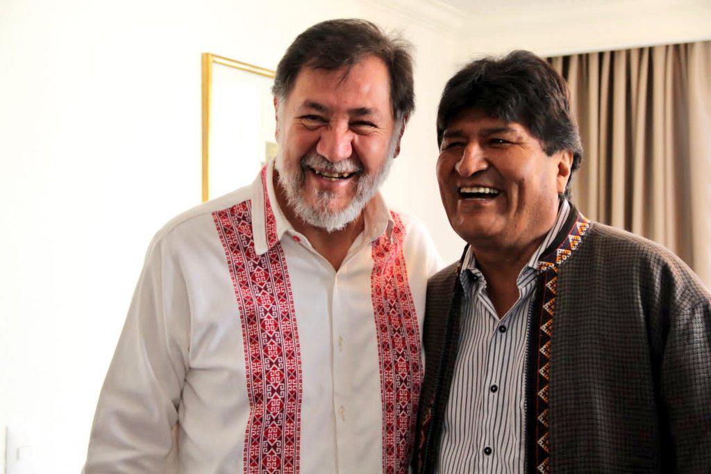 $!Evo Morales, el más auténtico representante de pueblos originarios de América Latina: AMLO