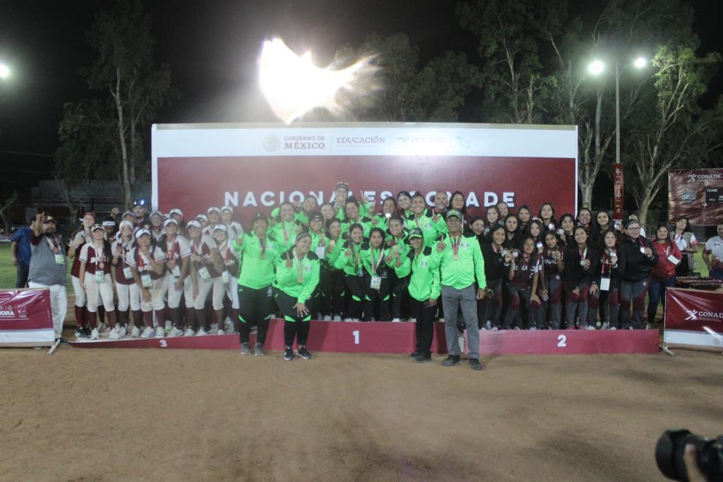 $!Sinaloa obtiene par de platas en softbol de los Juegos Conade
