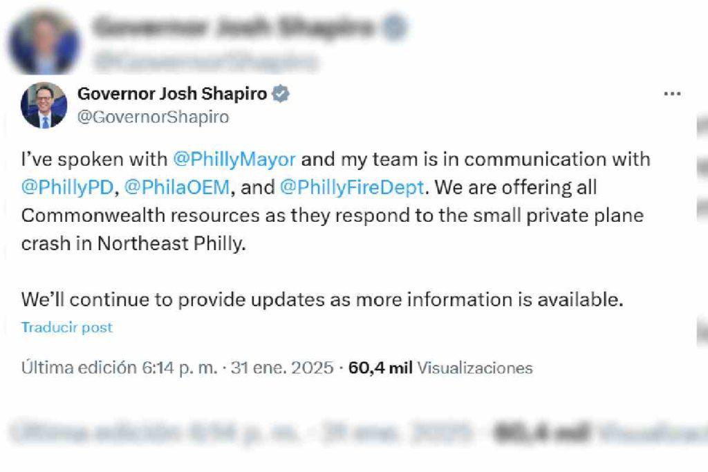 $!Se desploma ambulancia aérea en Filadelfia; iban a bordo seis mexicanos, incluída una niña de 6 años