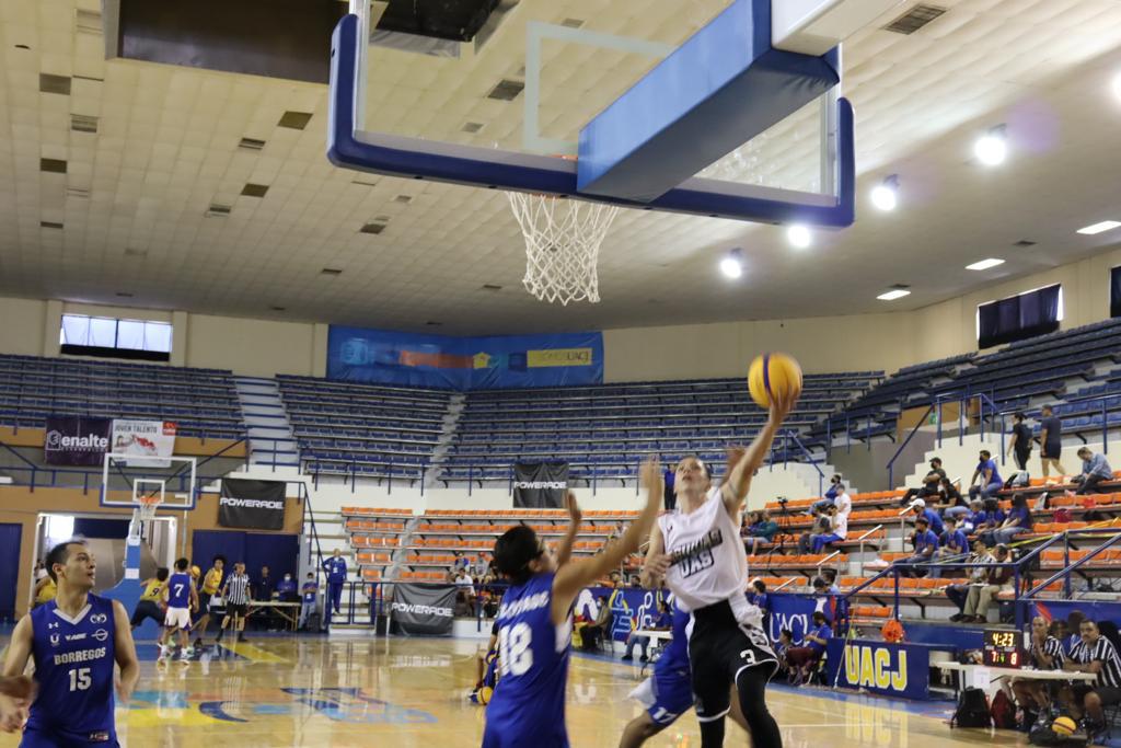 $!Águilas UAS clasifica a cuartos de final en el basquetbol tres por tres de la Universiada Nacional