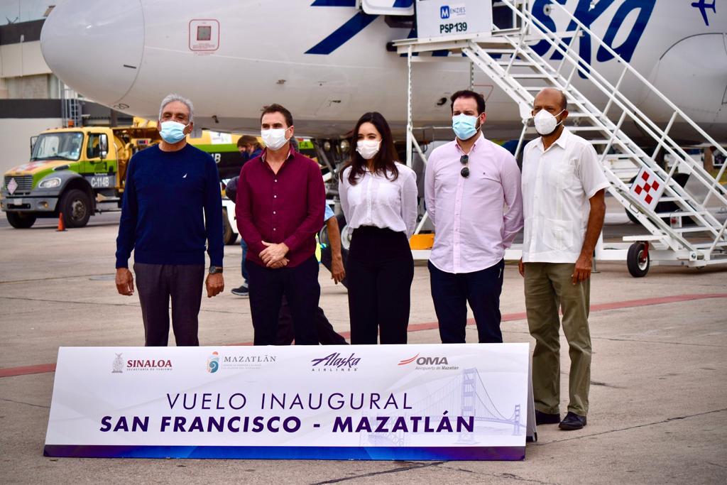 $!Reanudan luego de 15 años vuelo San Francisco-Mazatlán