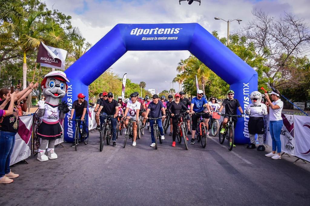 $!Se suma Mazatlán a la celebración por el Día Mundial de la Bicicleta