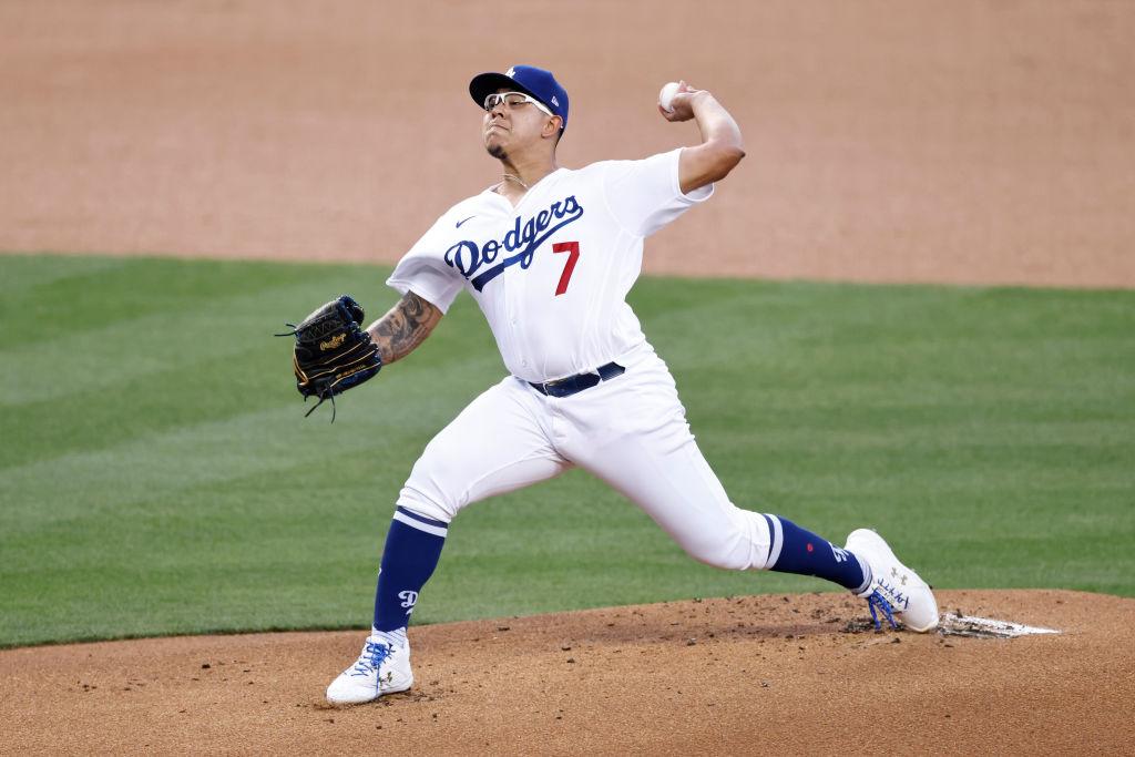 $!Julio Urías volvió al campo después de su lesión y los Dodgers crea una tripleta potente de lanzadores