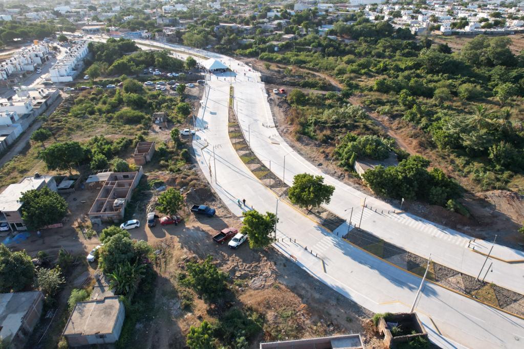 $!Inaugura Rocha ampliación de la Avenida Santa Rosa, en zona popular de Mazatlán