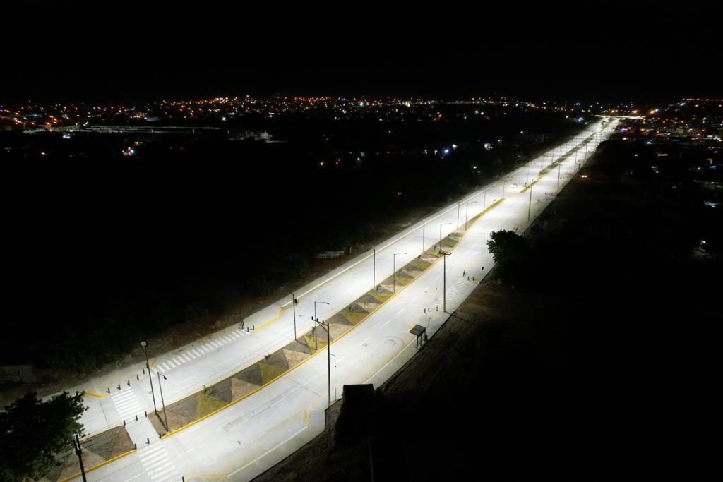 $!Inaugura Rocha ampliación de la Avenida Santa Rosa, en zona popular de Mazatlán