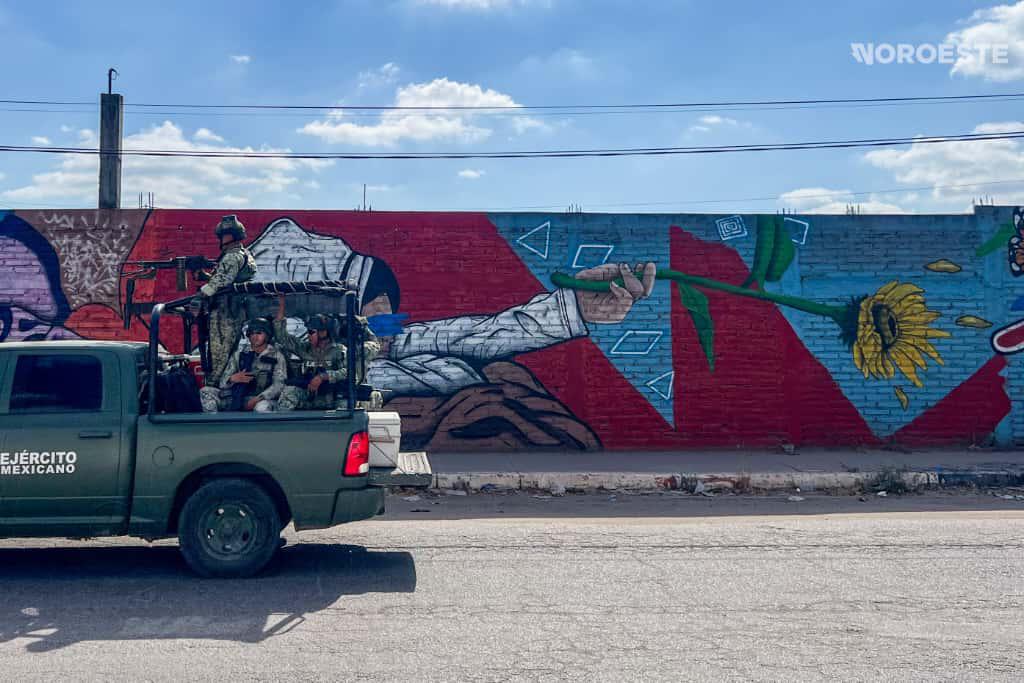 $!Murales transforman calles de la colonia La Costerita, en Culiacán