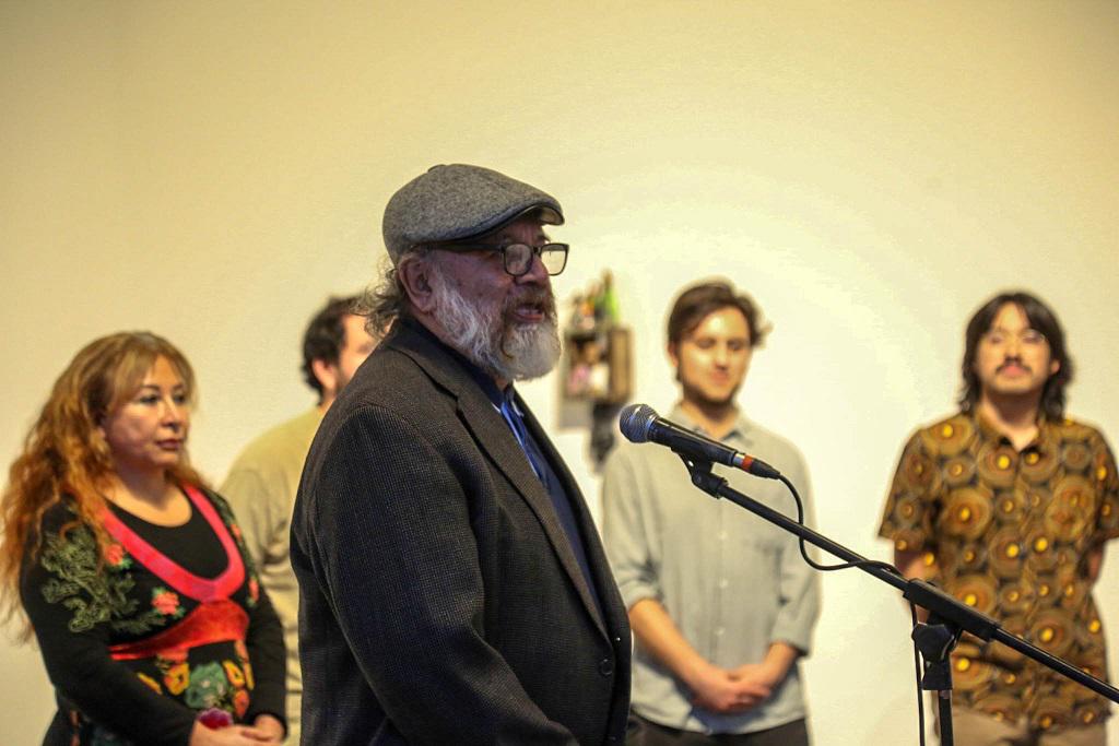 $!Rodolfo Arriaga Robles dio la bienvenida a los artistas.