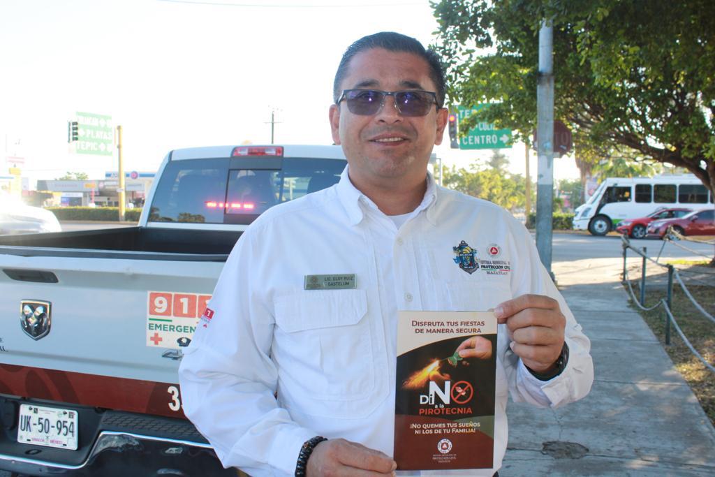 $!Arranca en Mazatlán la campaña ‘Di no al Uso de Pirotecnia’