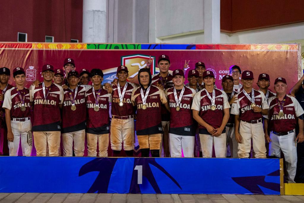 $!Sinaloa gana el oro en beisbol Junior de Nacionales Conade