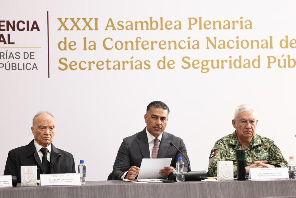 $!Acuerdan secretarios de seguridad fortalecer coordinación y mejorar el servicio a la ciudadanía