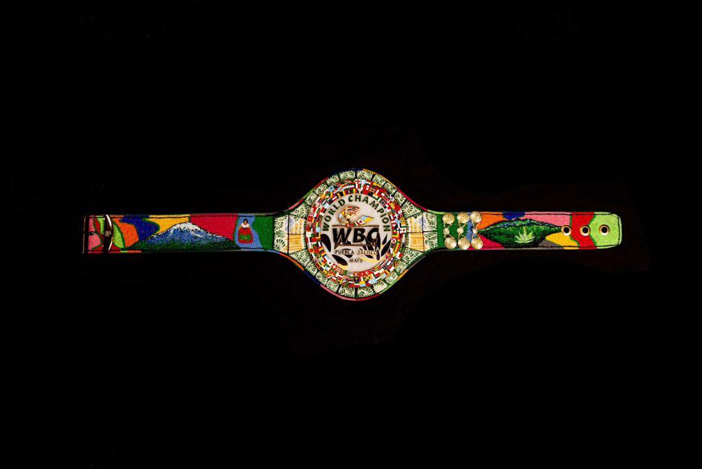 $!Arte jalisciense y poblano en cinturón CMB para Canelo-Ryder