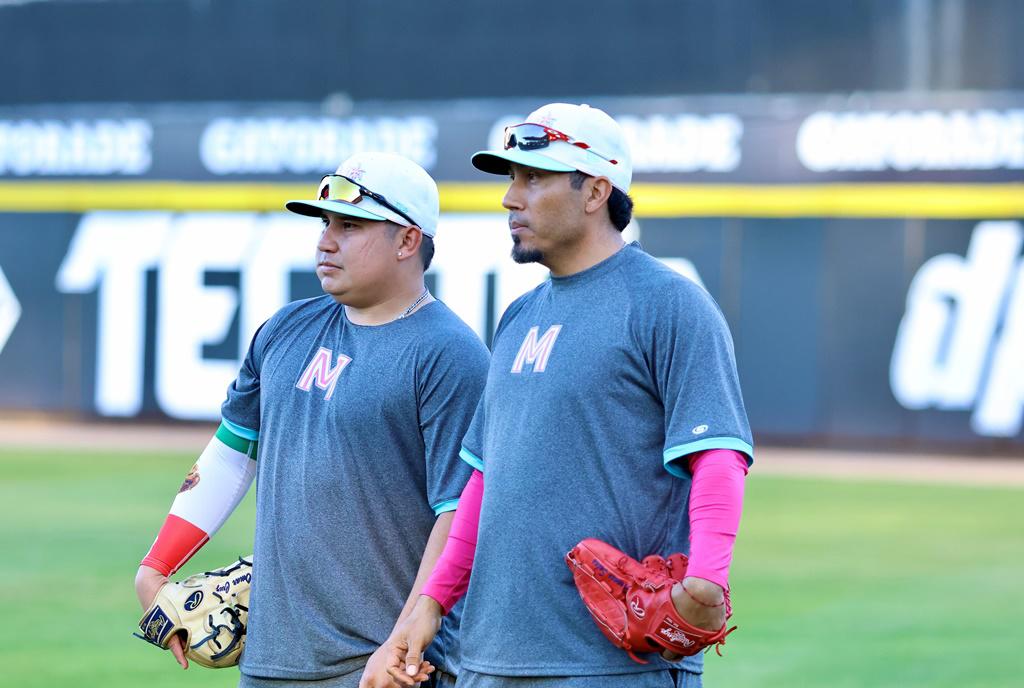 $!Naranjeros de México intensifica prácticas en el ‘Fernando Valenzuela’, de cara a la Serie del Caribe