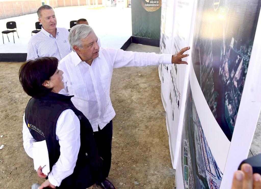 $!Inaugura AMLO plantas tratadoras de aguas residuales en Mazatlán