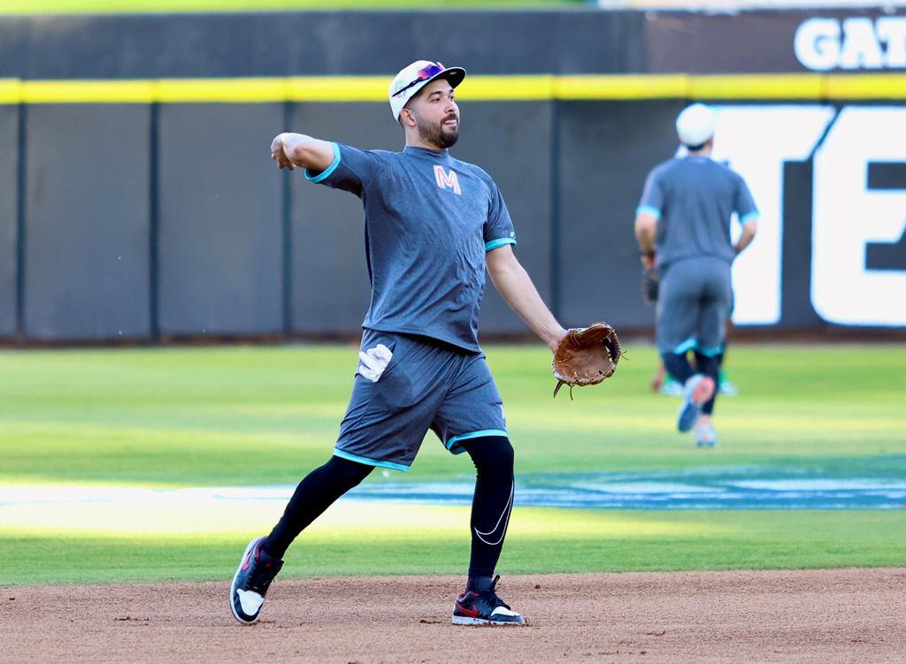 $!Naranjeros de México intensifica prácticas en el ‘Fernando Valenzuela’, de cara a la Serie del Caribe