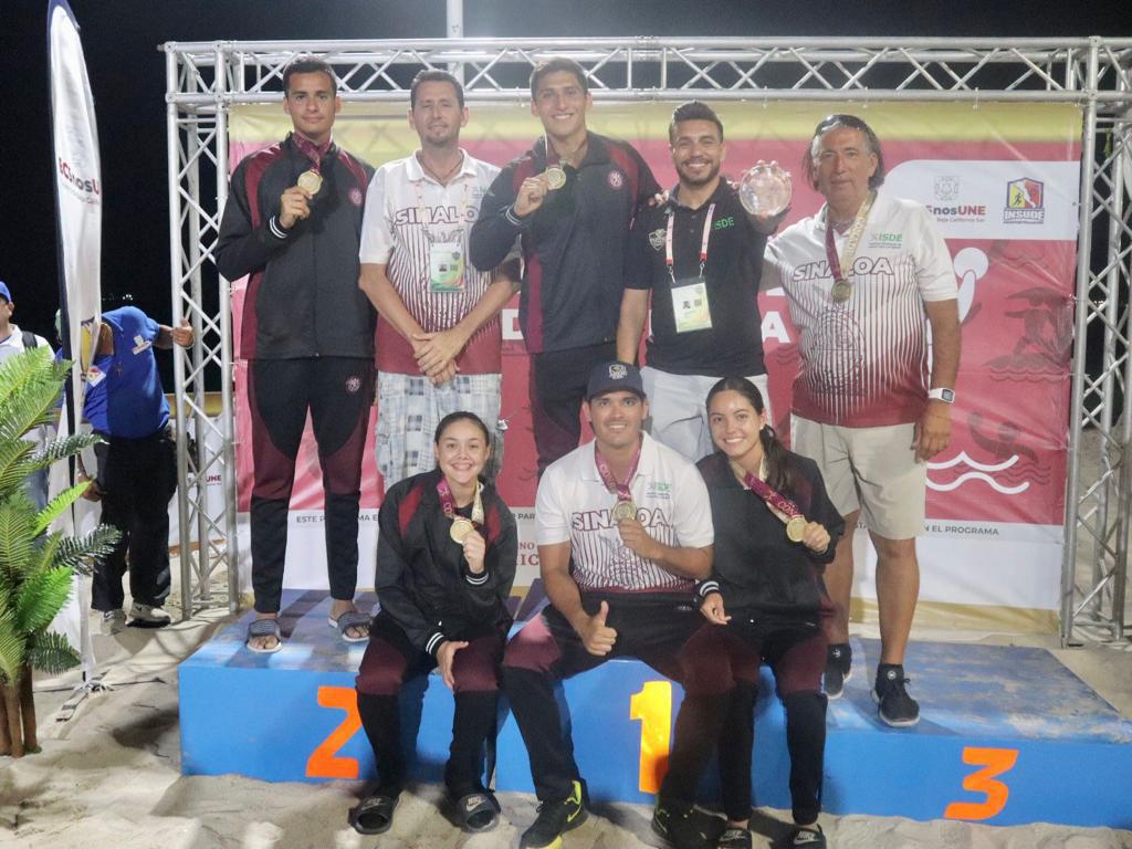 $!Sinaloa se queda con dos preseas de oro en los Nacionales 2022 de voleibol de playa