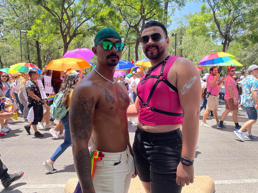 $!El sol y los arcoíris brillan en la Marcha del Orgullo LGBT+ 2023 en CDMX