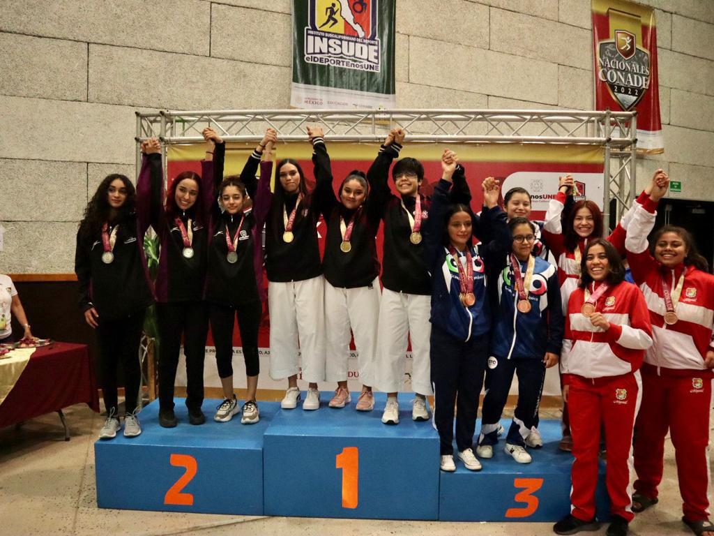 $!Sinaloa suma cuatro oros en karate y atletismo en los Juegos Nacionales Conade 2022