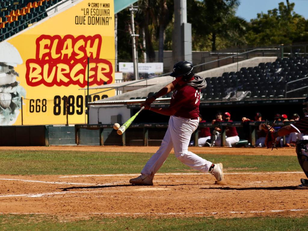 $!El Fuerte sorprende a Ahome en el beisbol zonal de los Juegos Nacionales Conade