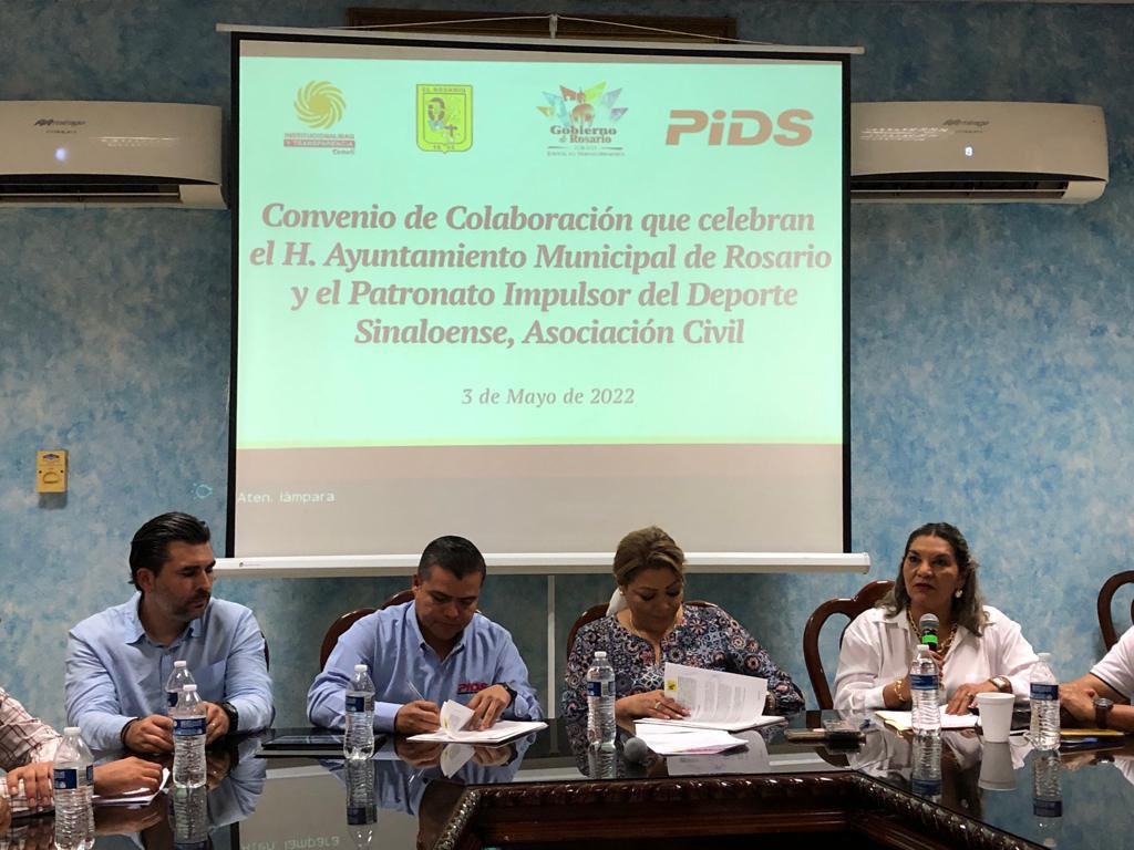 $!PIDS y Gobierno de Rosario firman convenio en apoyo al deporte