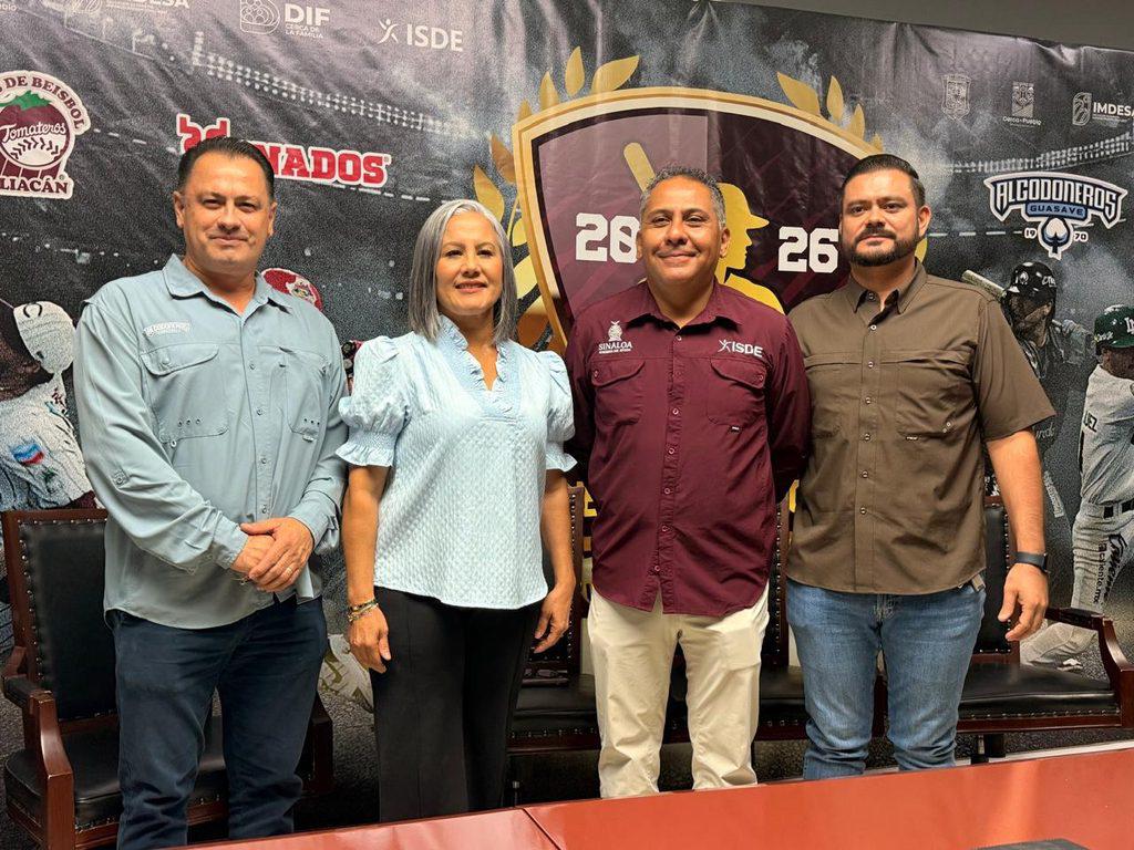 $!Oficializan la Copa Gobernadora 2026 en Guamúchil con los cuatro equipos sinaloenses de la LMP