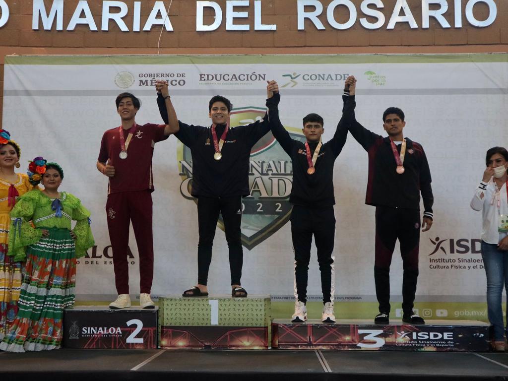 $!Sinaloa se cuelga siete preseas más en el taekwondo de los Juegos Nacionales Conade