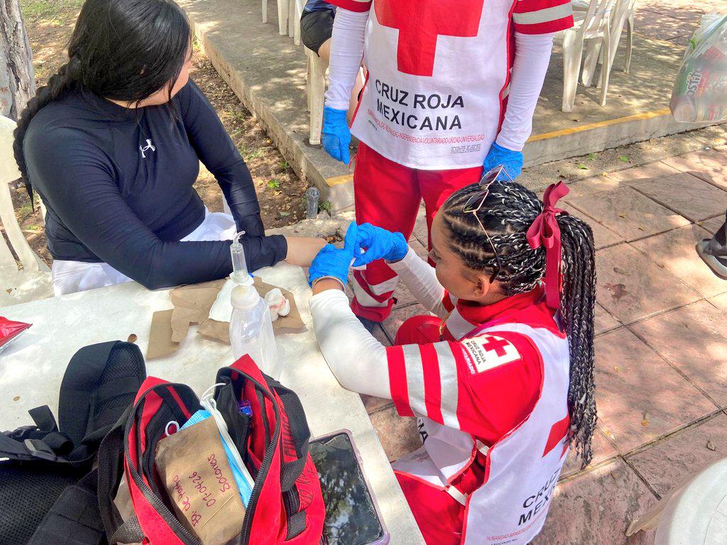 $!Brinda Cruz Roja Culiacán casi 500 atenciones durante el operativo de Semana Santa